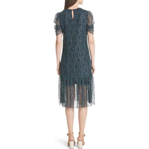 see by chloe floral mesh lace dress - Picture 4 of 12